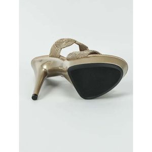 2024 S Sandalias de 13 cm Tacones Fish Toe Sandas Plat From Fashion For Dance Gold Classic Slipper Lfd Sandal Heel fih Women 'Sanda 3bd Fahion Claic