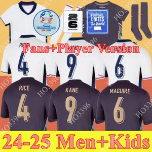 2024 SAKA FODEN Voetbalshirts 150TH Pre Match BELLINGHAM RASHFORD 22 23 24 25 ENGELS KANE GREALICH Nationaal 150 Voetbaltenue 24 25 Damesshirts Wit Heren Kinderen