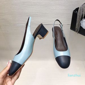 2024 Sandalen 4,5 cm Patchwork-sandalen Schapenvacht Verstelbare enkelgesp Feest voor dagelijks gebruik