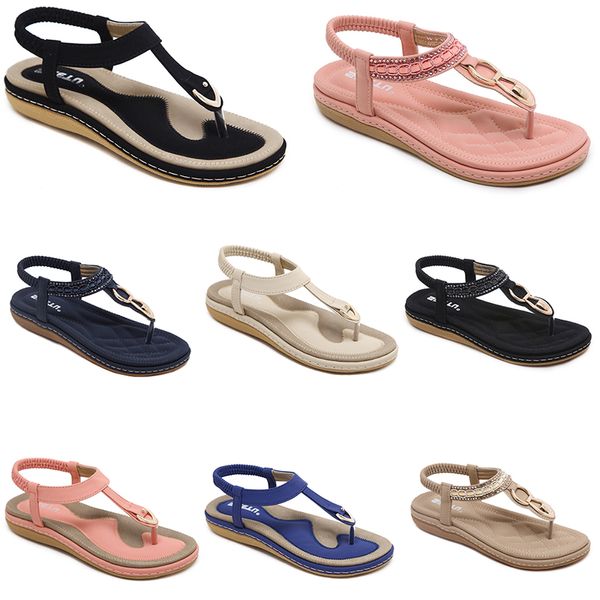 2024 Sandales Femmes Bas Summer Shoes Talons Mesh Surface Leisure Mom Noir Blanc White Grande Taille 35-42 16
