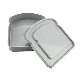 2024 Caja de almacenamiento de sándwiches Lunch Box Silicone Almedio Almacenamiento Reutilizable Microondas Lunch Box Contenedor de almacenamiento de alimentos Desayuno de la escuela- para la lonchera de silicona