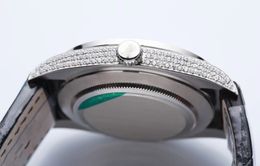 2024 Sapphire Mirror Men Watch Watch haut de gamme Watch Full Star Watch 40mm 904L MATÉRIAU 2836 Mouvement mécanique automatique Top Natural White Stone Femme Watch