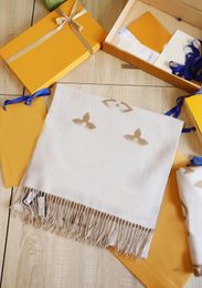 2024 Diseñador de bufanda Mujeres blandas Cashmere Full Letter Full Bufandes Bufandas de bufanda Bufandas de invierno 100% Cashmere Designer Buff para mujeres Wraps de San Valentín Navidad