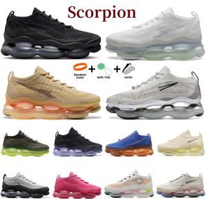 2024 Scorpion Sneakers Designer Chaussures de course Fly Lemon Wash Triple Black Bred Wheat Wolf Gris Frank Rudy Barely Volt Olive Aura Pink Mesh Baskets pour hommes Femmes chaussure