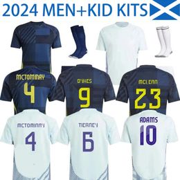 2024 Schotland 3xl 4xl plus size nationale team voetbal jersey fans Adams Tierney Dykes Adams voetbalshirt Christie McGregor McGinn McKenna Unisex Kids Kits Uniformen