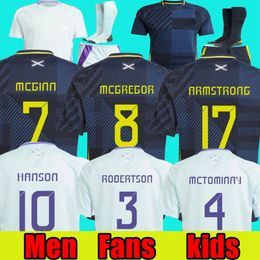 2024 Écosse Home Away Soccer Jersey Edition spéciale McGinn Tierney Football Shirt Dykes McGregor Kids Kit Robertson 150th Anniversar Robertson