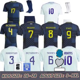 2024 Escocia Jerseys de fútbol Home Edición especial Tierney Dykes Adams Camisa de fútbol Christie McGinn McKenna Men Kit Uniformes