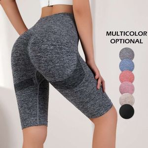 2024 Scrunch Butt Biker Booty Yoga pour les femmes Fiess Sports Sports Push Up Up Gym Clothing Sportswear L240520