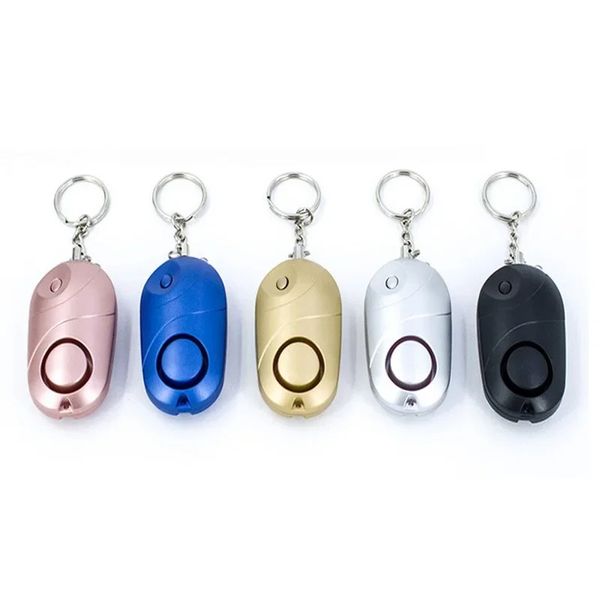 2024 Alarme d'autodéfense 130 dB Girl anti-loup Sécurité des femmes Protéger alerte Sécurité personnelle Scrit à forte alarme d'urgence Keychain - pour les femmes Sécurité Protect