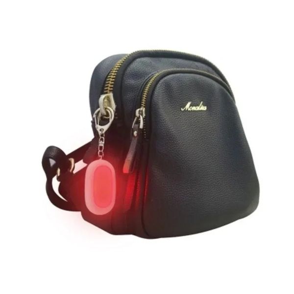 2024 Sirène autodéfense Alarme de sécurité pour les femmes porte-clés avec LED Light Personal Allal Alarm Personal Security Keychain Alarm 1. Personnel