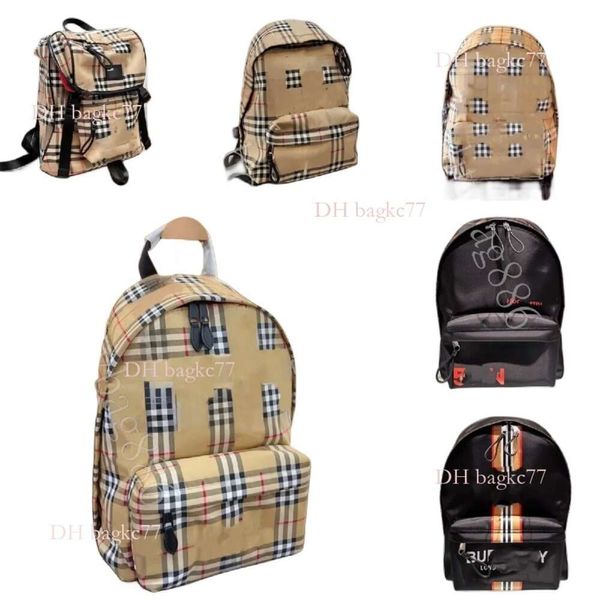 2024 Vendre comme des petits pains chauds 7A Sac à dos de haute qualité pour hommes et femmes Voyage Raccords métalliques Vintage Two-Way Zipper Schoolbag Sac à dos