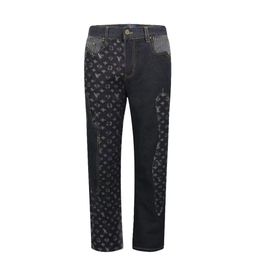 2024 Pantalons de jean noir de luxe de concepteur senior Jeans de la mode masculine de la chute d'été