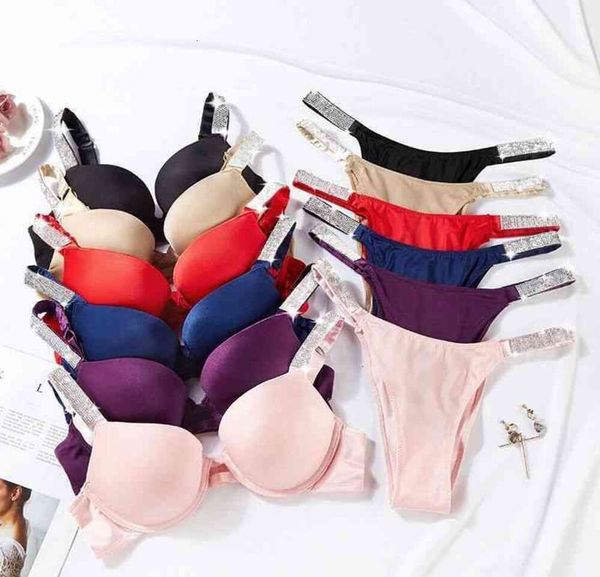 2024 Sujetador sexy Carta Ropa interior Confort Breve Push Up Panty Conjuntos de 2 piezas Conjunto de lencería Bikinis Sin costuras Suave transpirable para mujeres Bras 1158ess