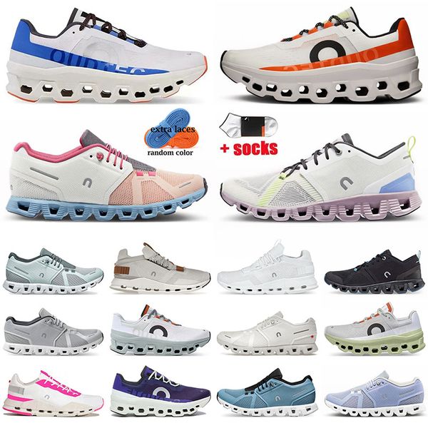 Cloud Chores Forme Mens Trainers sur CloudMonster Chaussures de course Femme Femme Triple Black Rock Rust Navy Blue Grey Outdoor Shoe