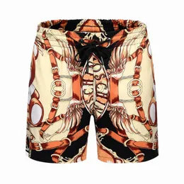 2024 Short de Bain Jeans Couture Homme Short En Soie Barocco Summer Beach Pants Young People Studenten Camouflage Patroon Print losse streetwear maat M-3XL V571