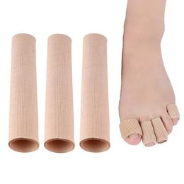 2024 Silicone Toe Protector séparateur Applicateur Pédicure Callus Callus Retourne de douleur Hand Relief Soft Silicone Tube Foot Care Tool Sure, ici