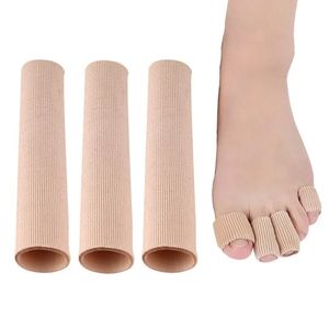 2024 Silicona Toe Protector Separador Aplicador Pedicura Callus Callus Desalme Holena Holena de cuidado del pie de tubo de silicona suave Claro, aquí