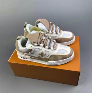 2024 Sneakers de skate Designer Femmes Men Mesh Abloh Sneaker Platform Virgil Maxi Chaussures décontractées