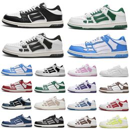 2024 Skel Top Laag Heren Dames Loopschoenen Sneaker Wit Oranje Groen Zwart Licht Grijs Blauw Rood Bruin Geel Marine Mnes Trainers Sport Sneakers 36-44