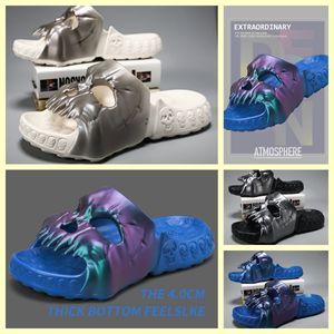 2024 Slippers Heren Dames Slippers Indoor Outdoor Slides Antislip Comfortabele Schoenen Skull Slides Trend Strandsandalen