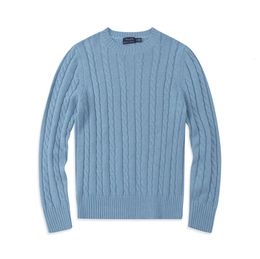 2024 Pequeños Sweaters Sweaters Borded Horse Men Algodón de manga larga de polo de alta calidad de alta calidad algodón 11025s