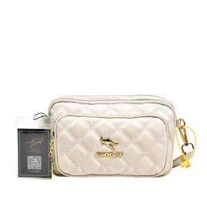 2024 Petit sac Lingge pour femmes Nouvelle tendance Ins Petit sac à bandoulière blanc de style parfumé Sac à main de niche Sac à bandoulière décontracté à trois couches