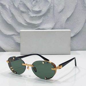 Lunettes de soleil ovales sans bords pour femmes, petites lunettes Vintage, monture en acétate, nuances dégradées, livraison gratuite, 2024