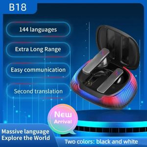 2024 Smart Voice Traductor Elecphones Bluetooth sans ligne Traduction hors ligne 144 Langues Précision Traduire les écouteurs 240430