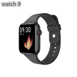2024 Smart Watch Series 9 8 45mm 2,1 "Les hommes femmes regardent Bluetooth Call Bracelet Wristband Wireless Charge Fitness Tracker Sport Smartwatch IWO pour Android iOS Watches