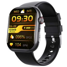 2024 Smart Watches F100 Smartwatch ECG Electrocardiogram Surveillant SOS One Click Alarm Blood and Huper Pression Exercice