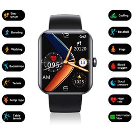 2024 Smart Watches F57L Groot scherm 1,91-inch Smart Watches Niet-invasief bloed en naaldvrije bloeddruk Monitoring Sport Watch