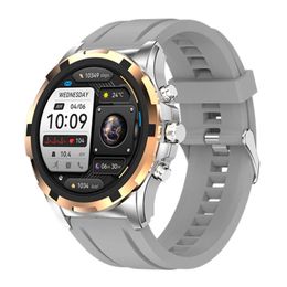 2024 Smart Watches New HK98 Smartwatch 390mAh Bluetooth Call Stock Market NFC Care Sythme Exercice de pression artérielle Watch multifonctionnel