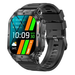 2024 Smart Watches Nieuwe K61Pro Three Defense Call Smart Watches Music Weather 1,96 inch hartslag bloeddruk bloed zuurstof slimme horloges