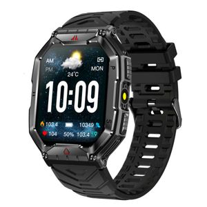 2024 Montres intelligentes nouvelles KR82 Smartwatch Ai Voice Bluetooth Call Heart Sated Hyper Huper Pression Altitude Pression Mouvement