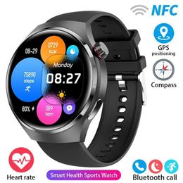 2024 Smart Watches Sports GT4Pro Round Screen Smartwatch Bluetooth Oproep Waterdichte Sports Smartwatch Voice Assistance