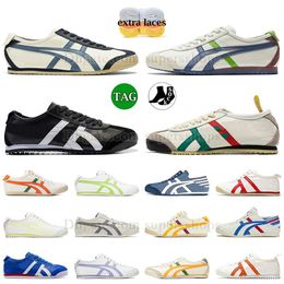 2024 Sneaker Tiger Mexico 66 Onitsukass hardloopschoenen serie canvas asi gel nyc tijgers Japanse wandelen Asix sportheren rode mannen vrouwen