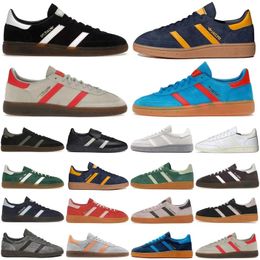 2024 Sneakers Designer Handball Spezial Navy Gum Felrood Aluminium Kern Black Clear Pink Night Night Collegiate Green Semi Spark Light