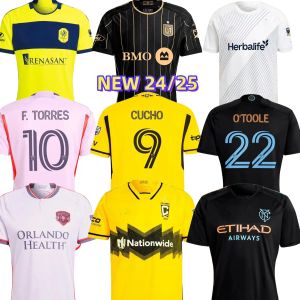 2024 Voetbaltrui 24 25 25 Voetbalshirt Columbuses Crew Los Angeles FC NYCFC SC New York City Orlando Home Football Shirt