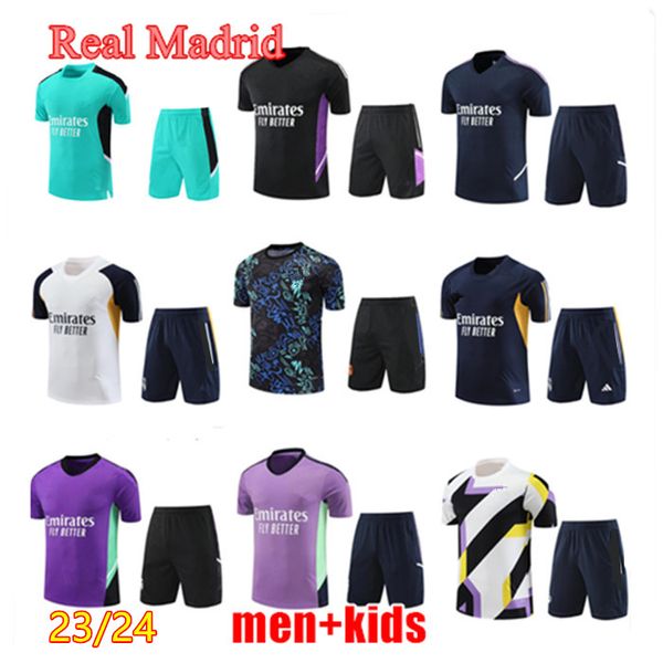 2024 Soccer Tracksuits sets Real Madrids Tracksuit Set Men Football Kit Chandal Futbol survivant Madrides Training Costume SweetShirt