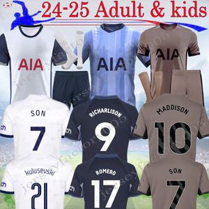 2024 hijo Maddison Jerseys Kulusevski Dele Ndombele Hojbjerg Bergwijn Lo Celso 24 25 Fans de Lucas Camisas de fútbol Camisetas Aldult uniformes 16-4XL