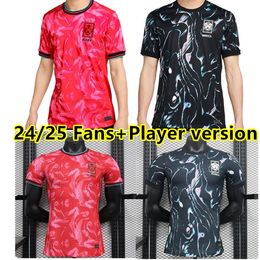 2024 Corea del Sur camisetas de fútbol hogar rojo lejos SON HWANG KIM JEONG SUNG LEE KWON MAILLOTS CAMISETAS DE FÚTBOL 24 25 Equipo nacional Adulto Fans Player Set Kits Top Tailandia