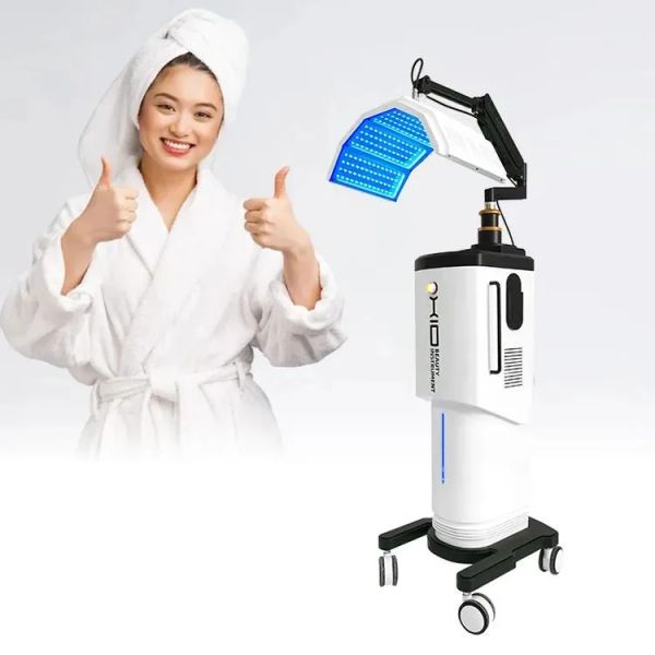 2024 Spa Uso 7 colores PDT Terapia de luz LED Rojo Azul Infrarrojo Máquina de belleza facial Cuidado de la piel Dispositivo de rejuvenecimiento de la piel