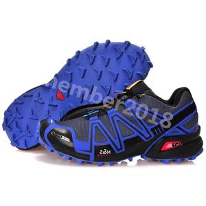 2024 Speed Cross 3 CS Jogging Mens Chaussures de course Speedcross 3S Runner III Black Blue Blue Red Trainers Men Sports Sneakers Chaussures Zapatos 40-46 E41