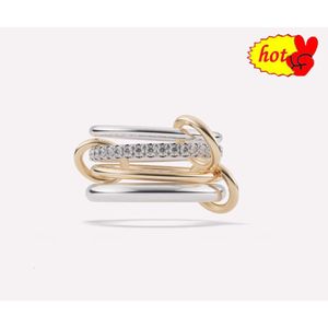 2024 Spinelli ringen Nimbus SG Gris soortgelijke ontwerper Nieuw in luxe fijne sieraden x Hoorsenbuhs Microdame sterling zilveren stapelring