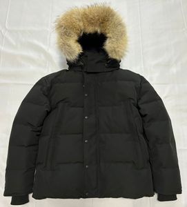 2024 Sportjassen Heren Puffer Designer Canada Echt Wolf Bont Outdoor Wyndham Windjack Jassen Bovenkleding Capuchon Fourrure Manteau Donsjack