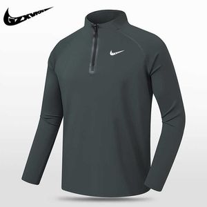 2024 T-shirt à manches longues sportives pour hommes Entraînement élastique Vêtements de séchage rapides pour hommes Running Fitness Basketball Costume