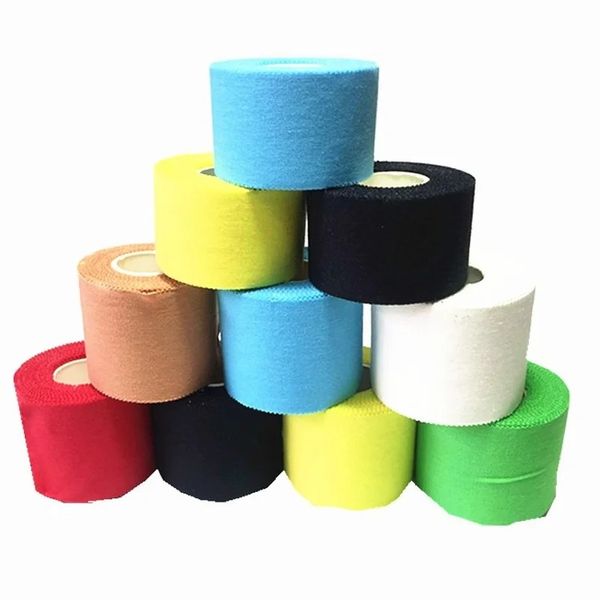 2024 Sports Bandage blanc Bande athlétique Bandage adhésif pour les muscles du genou, du coude, des doigts, des chevilles, de la protection du poignet, ruban en mousse au choix