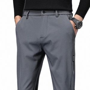 Pantalons de golf pour hommes printemps et automne 2024, élasticité de haute qualité, pantalons respirants polyvalents décontractés W5xP #