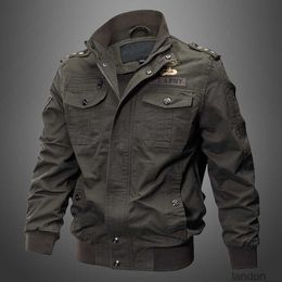 2024 Lente en herfst nieuwe herenmode legerfans katoenen jassen met pluche werkkleding grote jas herenmode