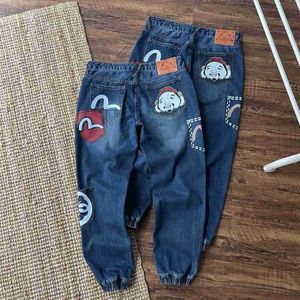 Fushen – jean skinny multi-poches pour hommes, pantalon slim délavé à l'eau, nouvelle marque tendance, saison printemps et automne 2024
